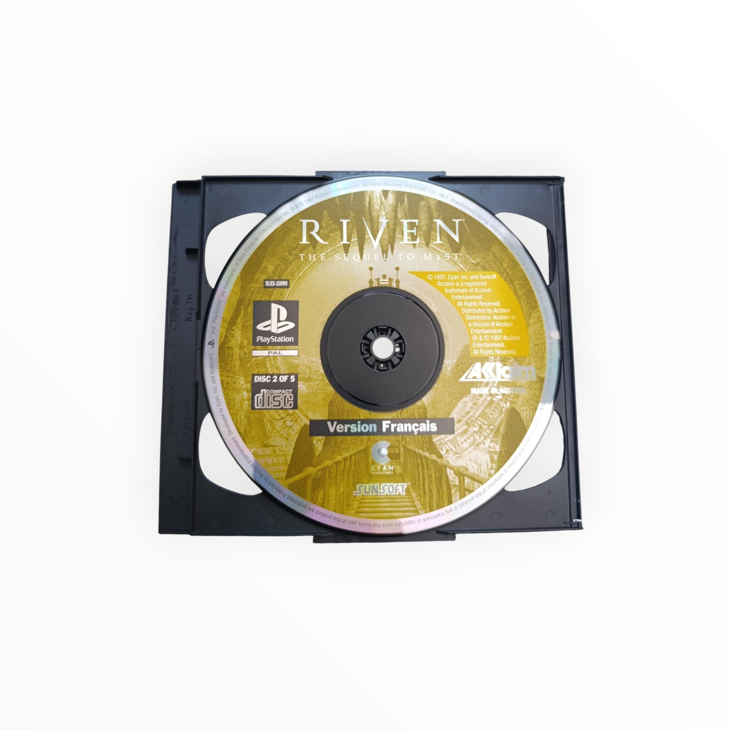 RIVEN THE SEQUEL TO MYST playstation 1 (PS1)