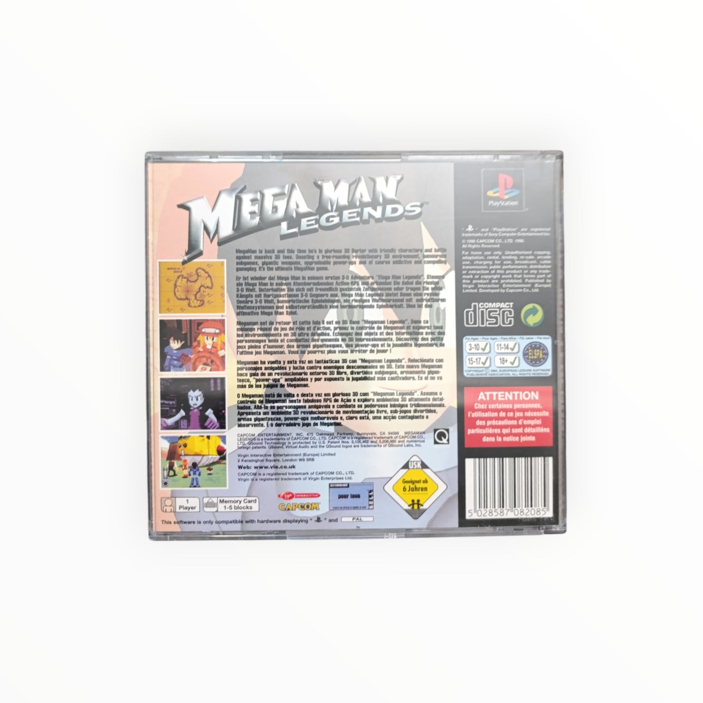 MEGA MAN LEGENDS Playstation 1 (PS1)