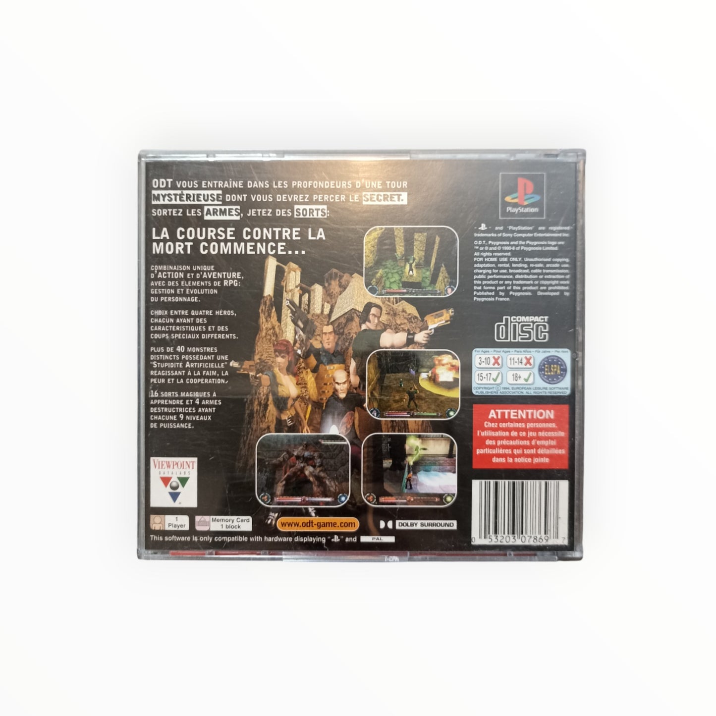 ODT playstation 1 (PS1)