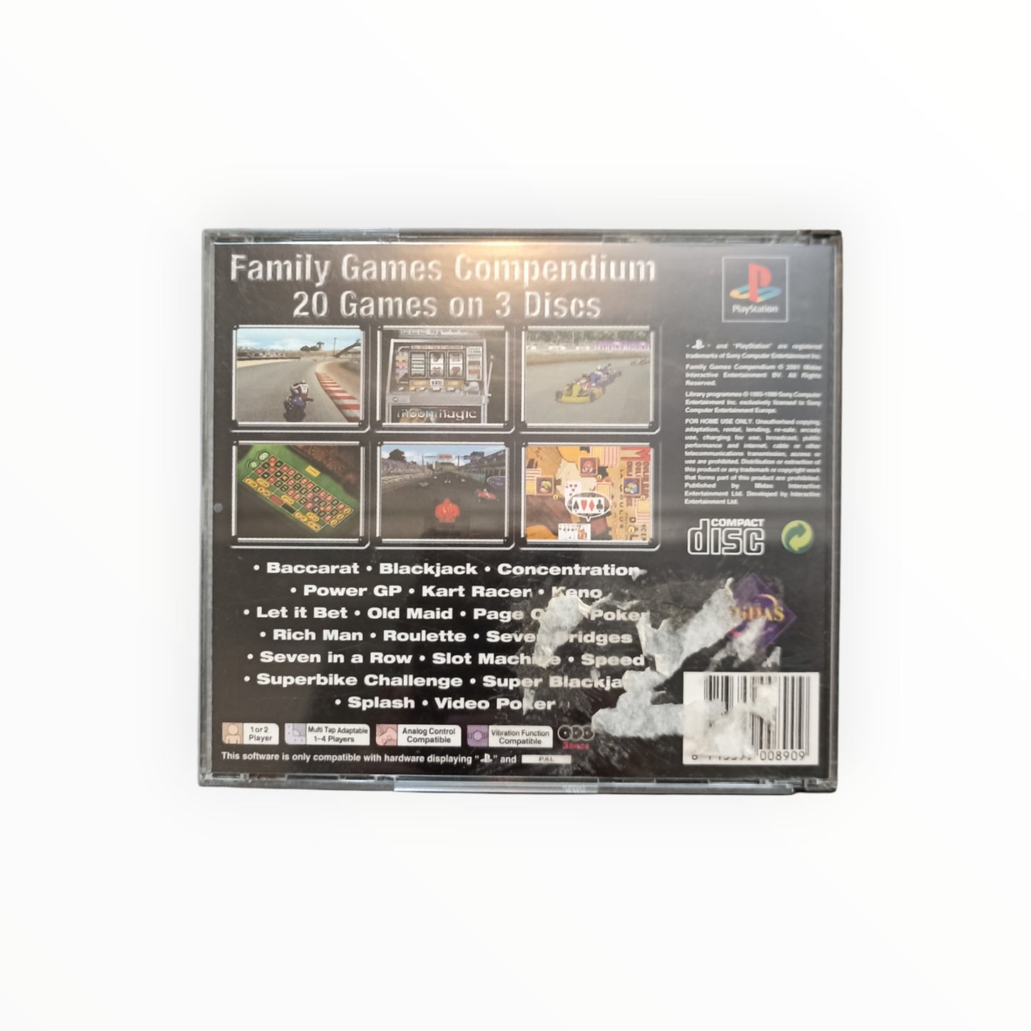 FAMILY GAMES COMPENDIUM playstation 1 (PS1)