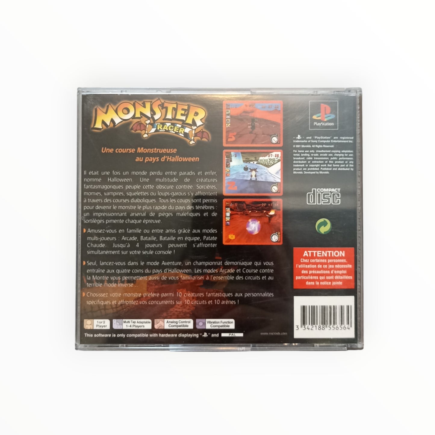 MONSTER RACER playstation 1 (PS1)