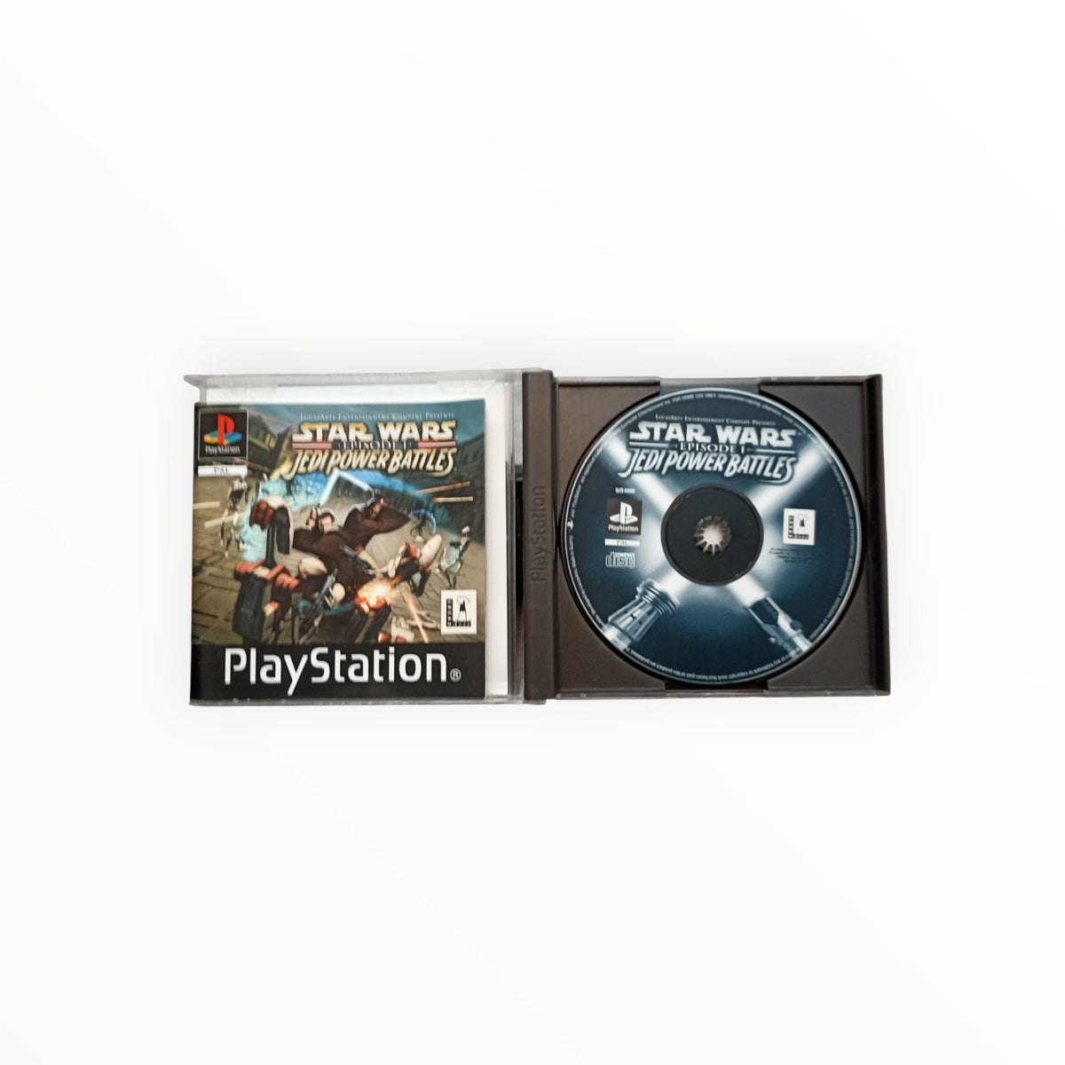 STAR WARS EPISODE 1 JEDI POWER BATTLES playstation 1 (PS1)