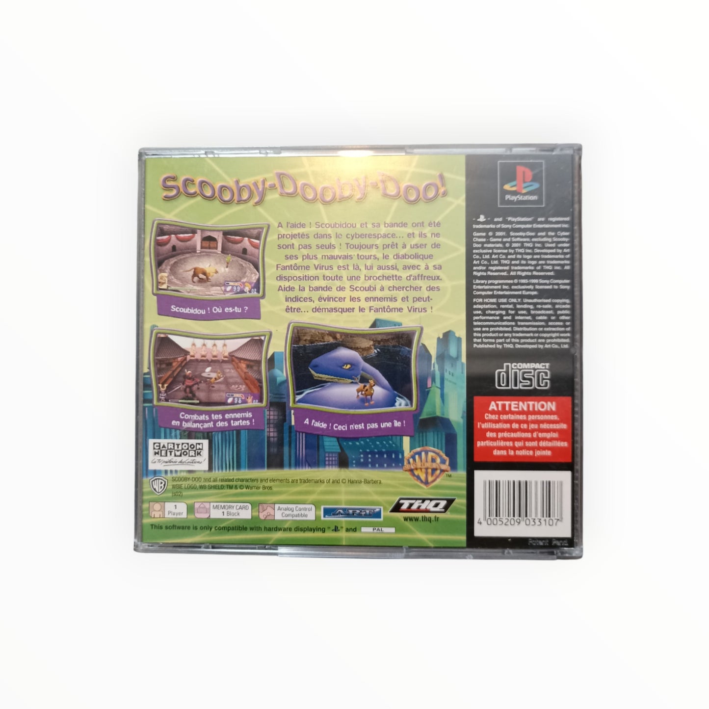 SCOOBY-DOO ET LA CYBERTRAQUE playstation 1 (PS1)