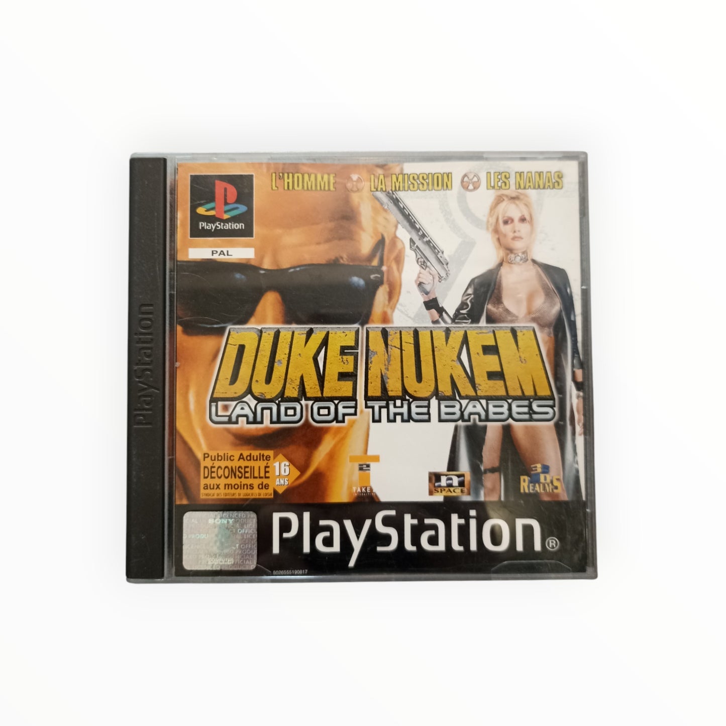 DUKE NUKEM LAND OF THE BABES playstation 1 (PS1)