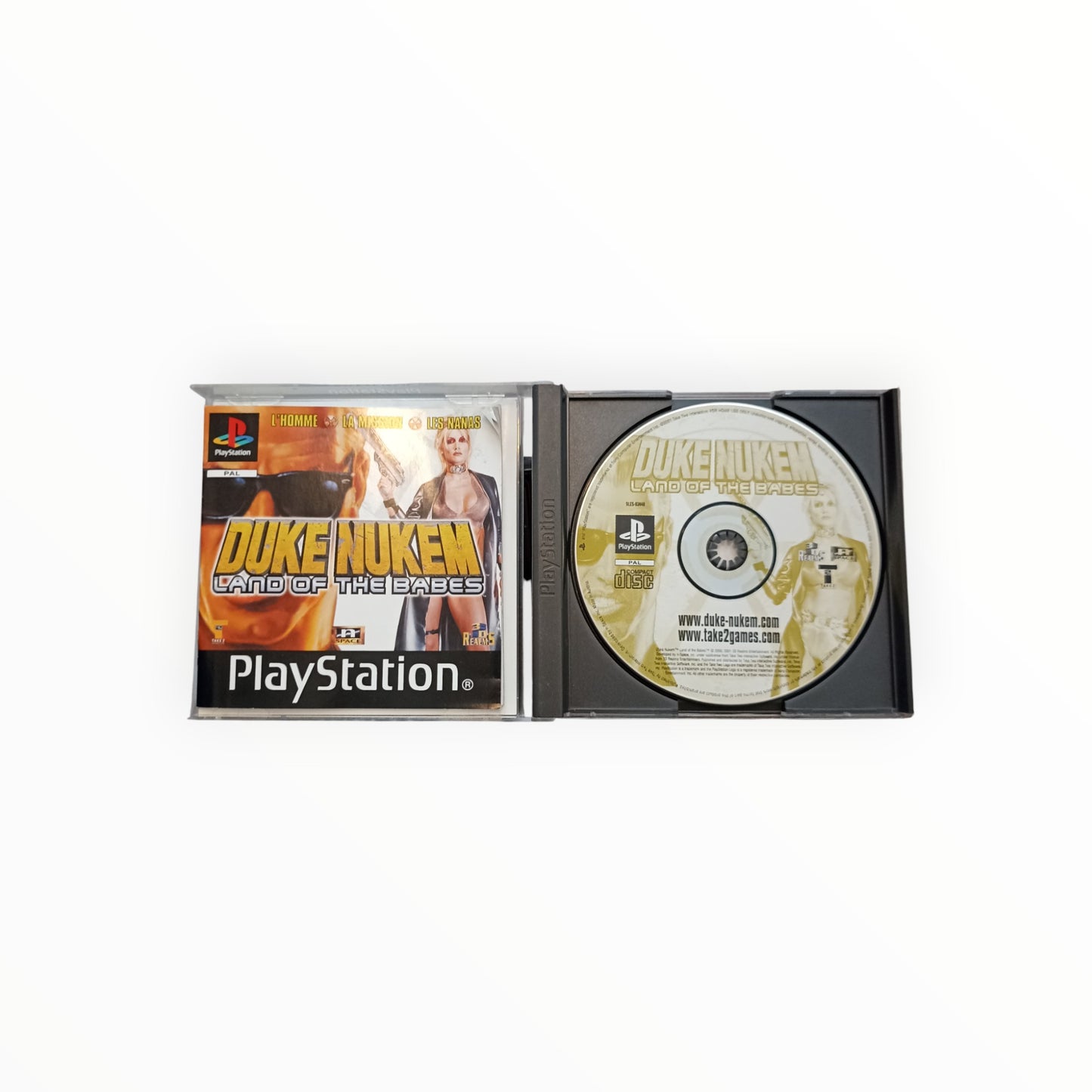 DUKE NUKEM LAND OF THE BABES playstation 1 (PS1)
