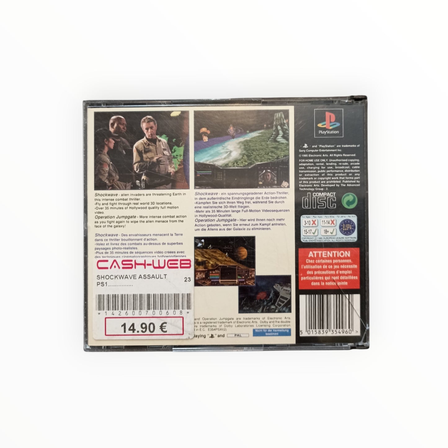 SHOCKWAVE ASSAULT playstation 1 (PS1)