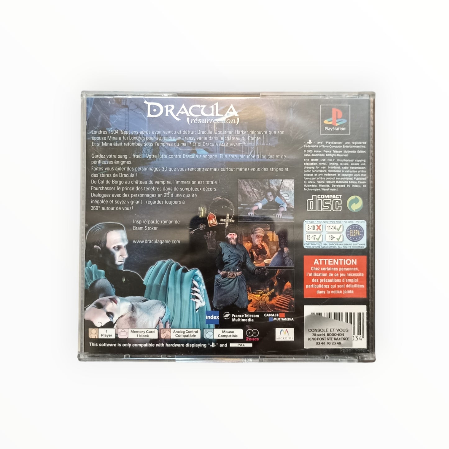 DRACULA RESURRECTION playstation 1 (PS1)
