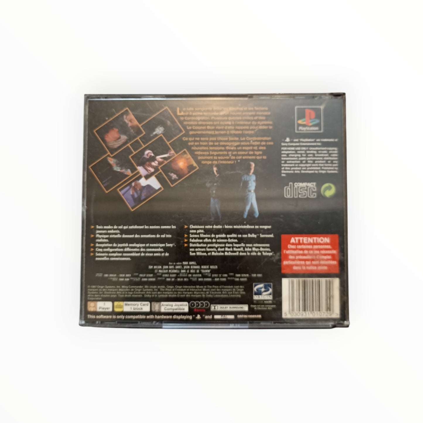 WING COMMANDER IV playstation 1 (PS1)