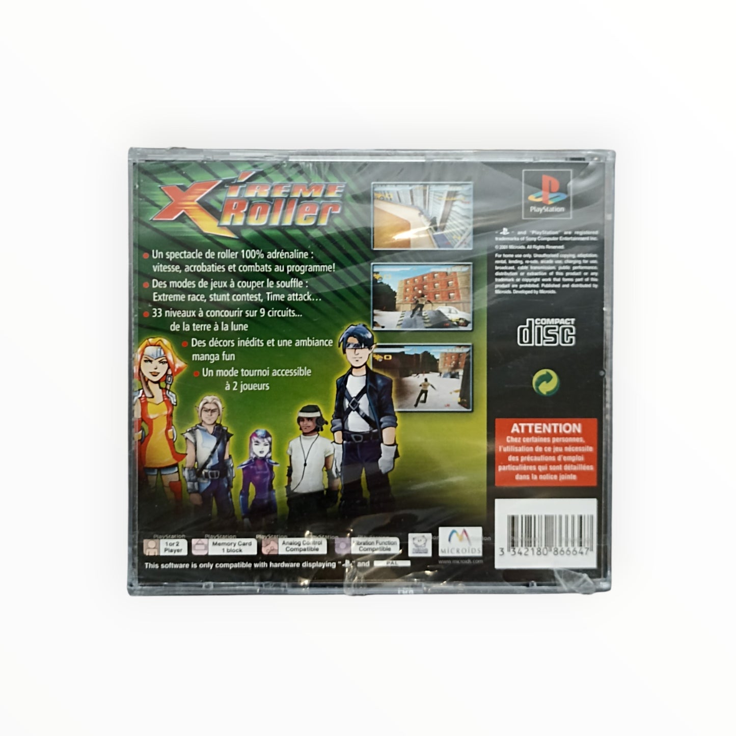 X’TREME ROLLER playstation 1 (PS1) neuf sous blister