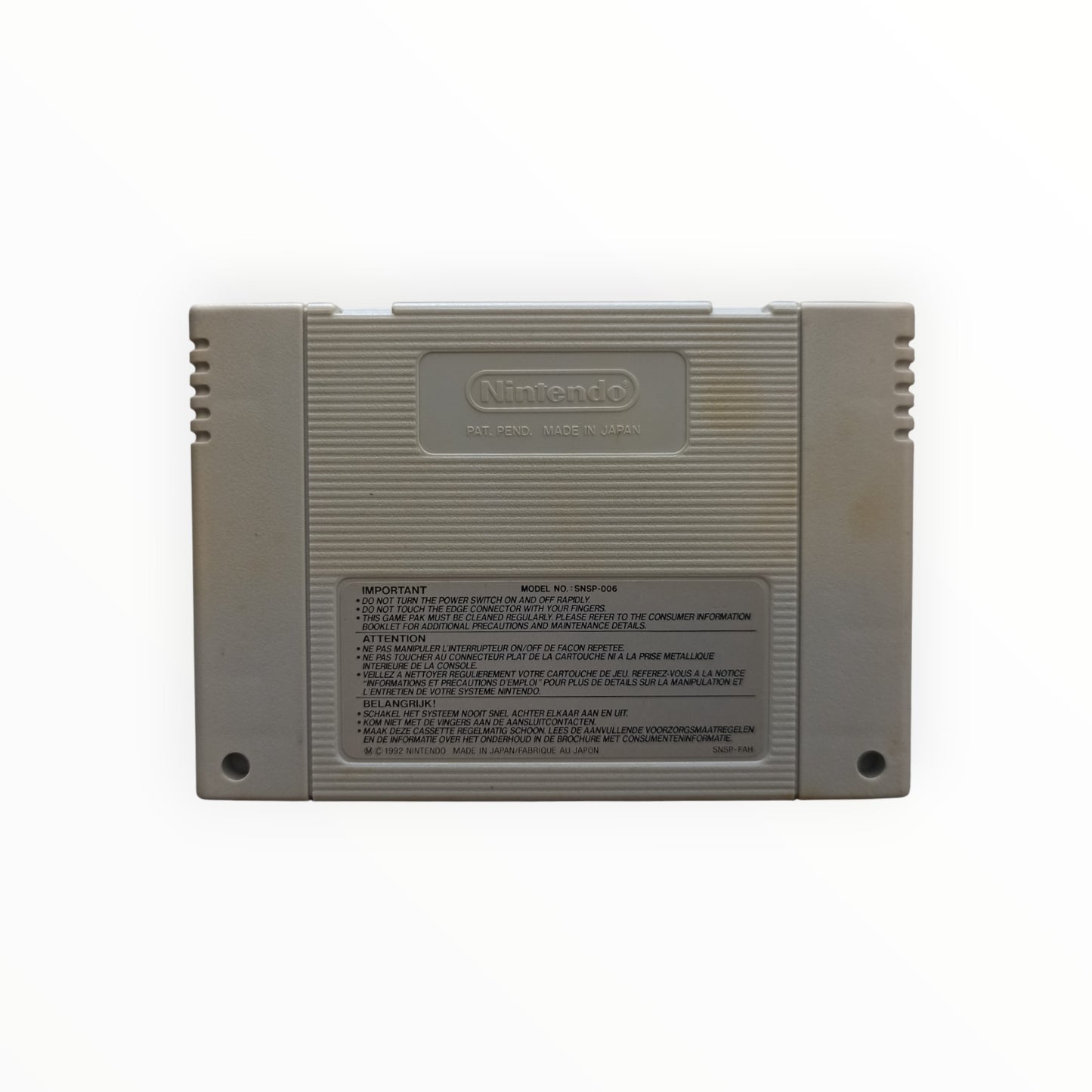 Flashback super nintendo (SNES)