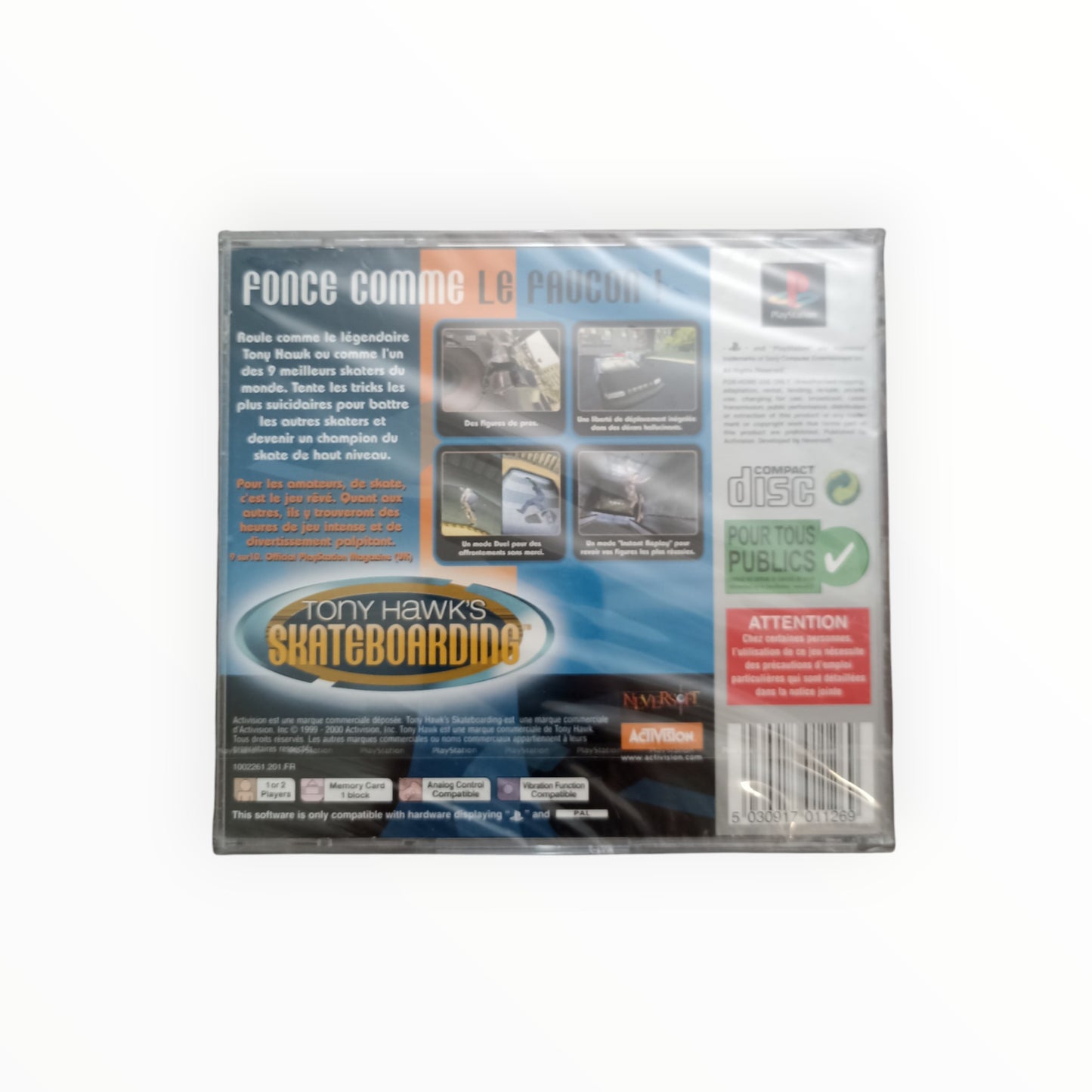 TONY HAWK S SKATEBOARDING playstation 1 (PS1) neuf sous blister