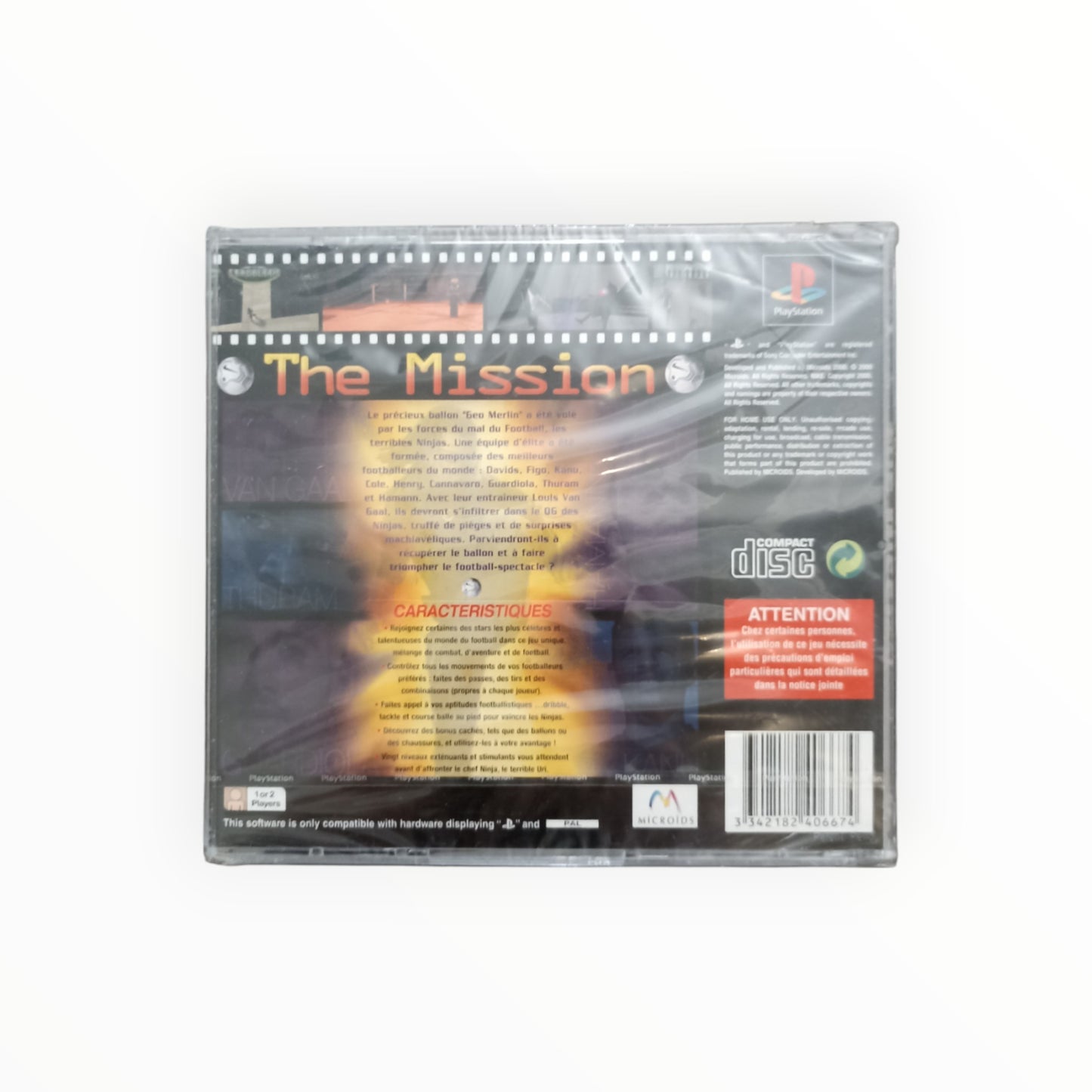 THE MISSION playstation 1 (PS1) neuf sous blister