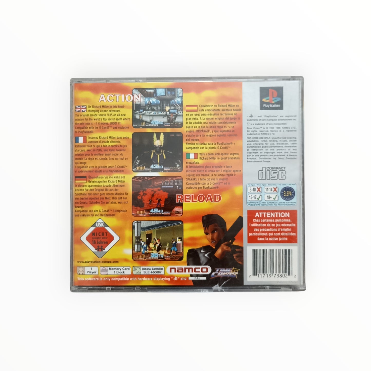 TIME CRISIS playstation 1 (PS1)