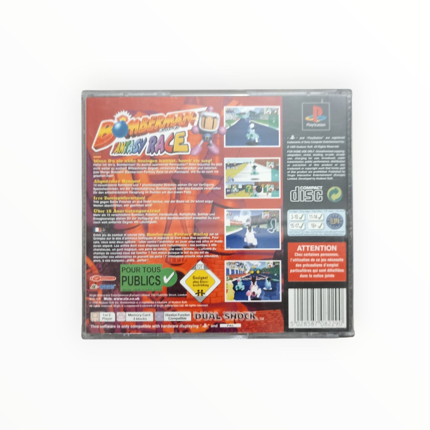 BOMBERMAN RACE FANTASY playstation 1 (PS1)