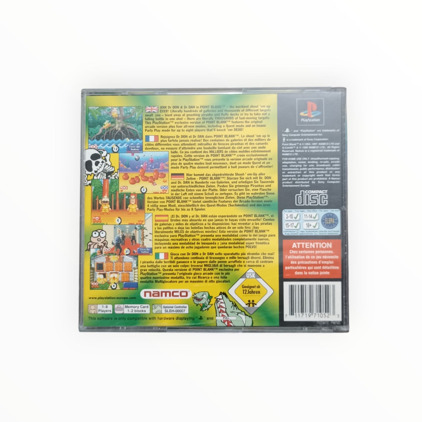 POINT BLANK playstation 1 (PS1)