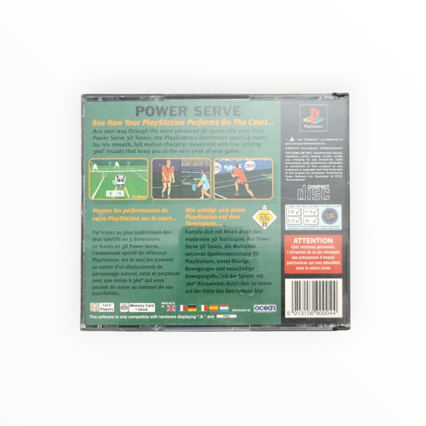 POWER SERVE playstation 1 (PS1)