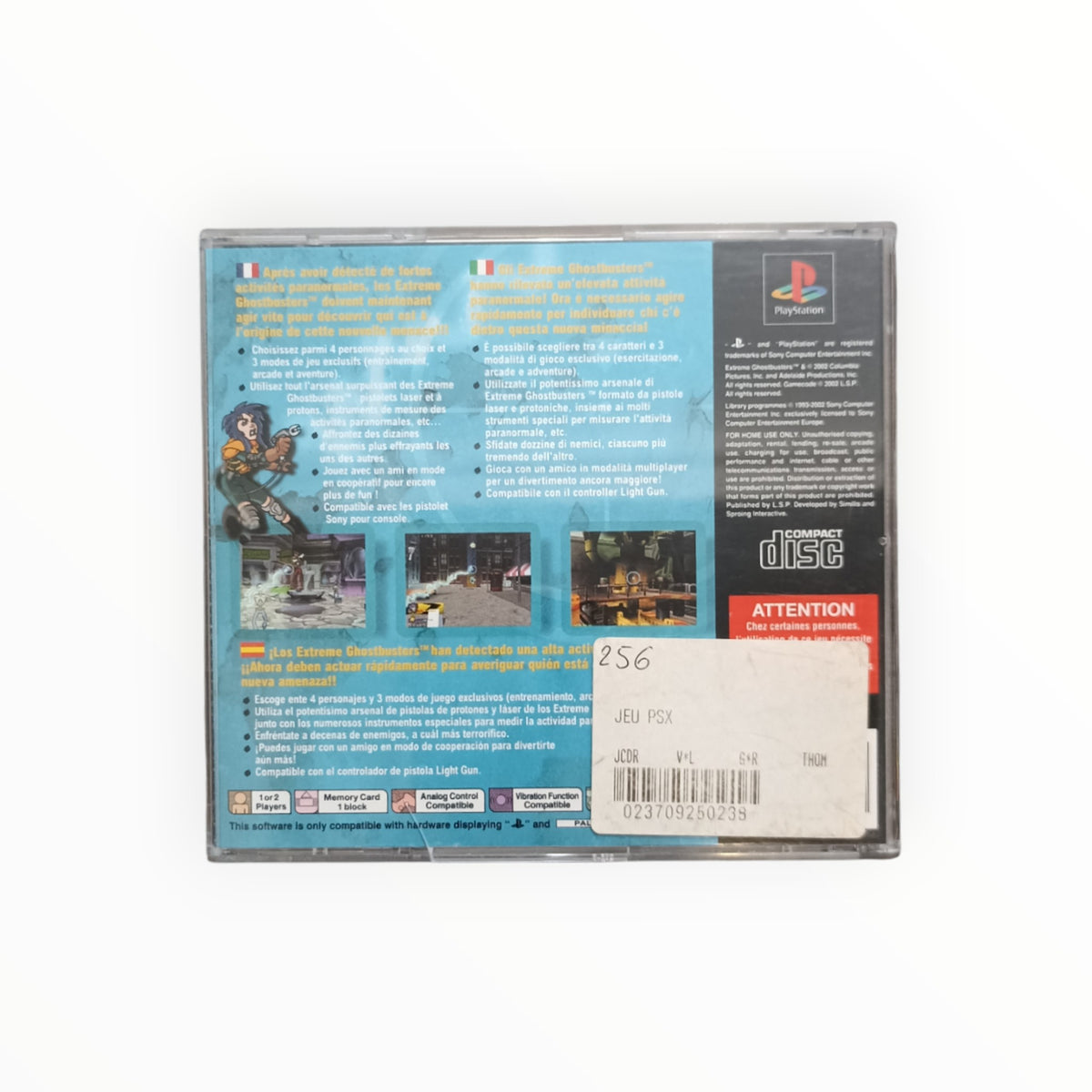 Extreme Ghostbusters: The Ultimate Invasion – PlayStation 1 – Complet