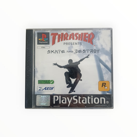 THRASHER SKATE AND DESTROY playstation 1 (PS1)