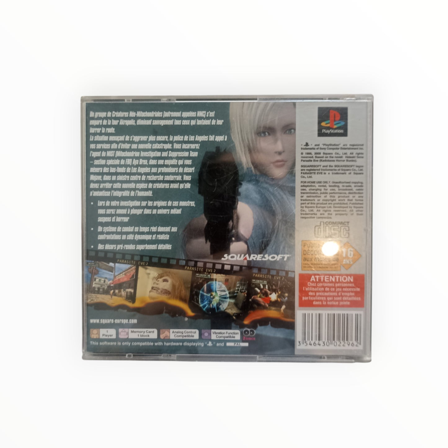 PARASITE EVE II playstation 1 (PS1)