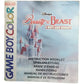 Notice seule Beauty and the Beast Game Boy Color (GBC)
