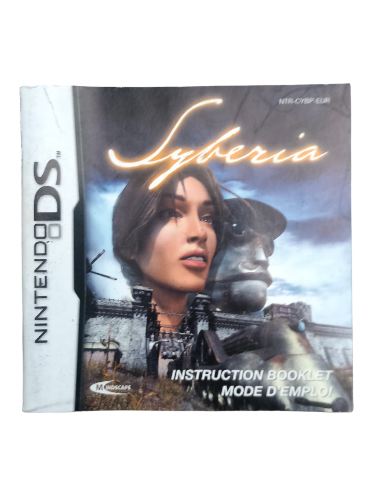 Notice seule Syberia  Nintendo DS
