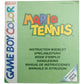 Notice seule Mario Tennis Game Boy Color (GBC)