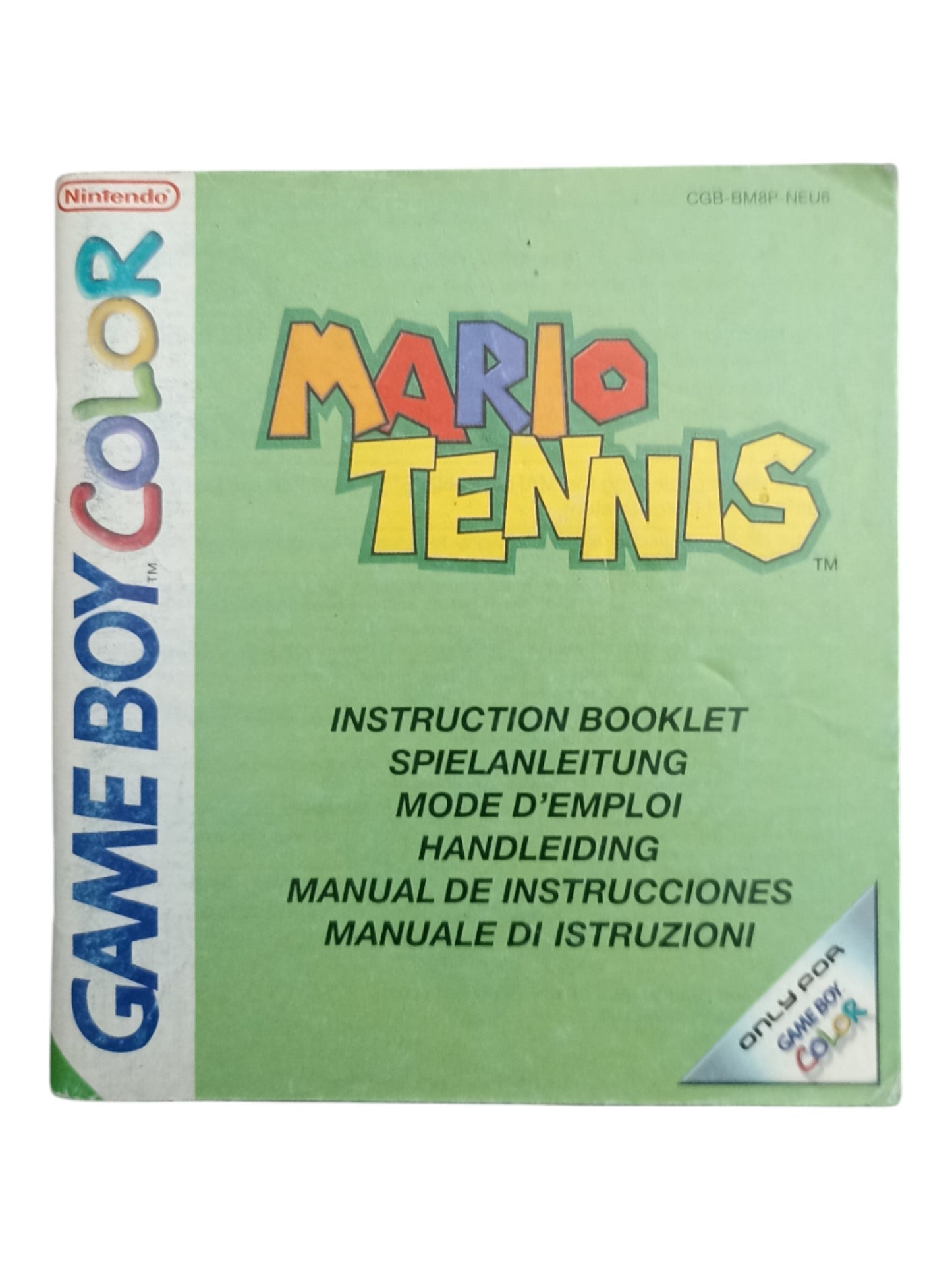 Notice seule Mario Tennis Game Boy Color (GBC)