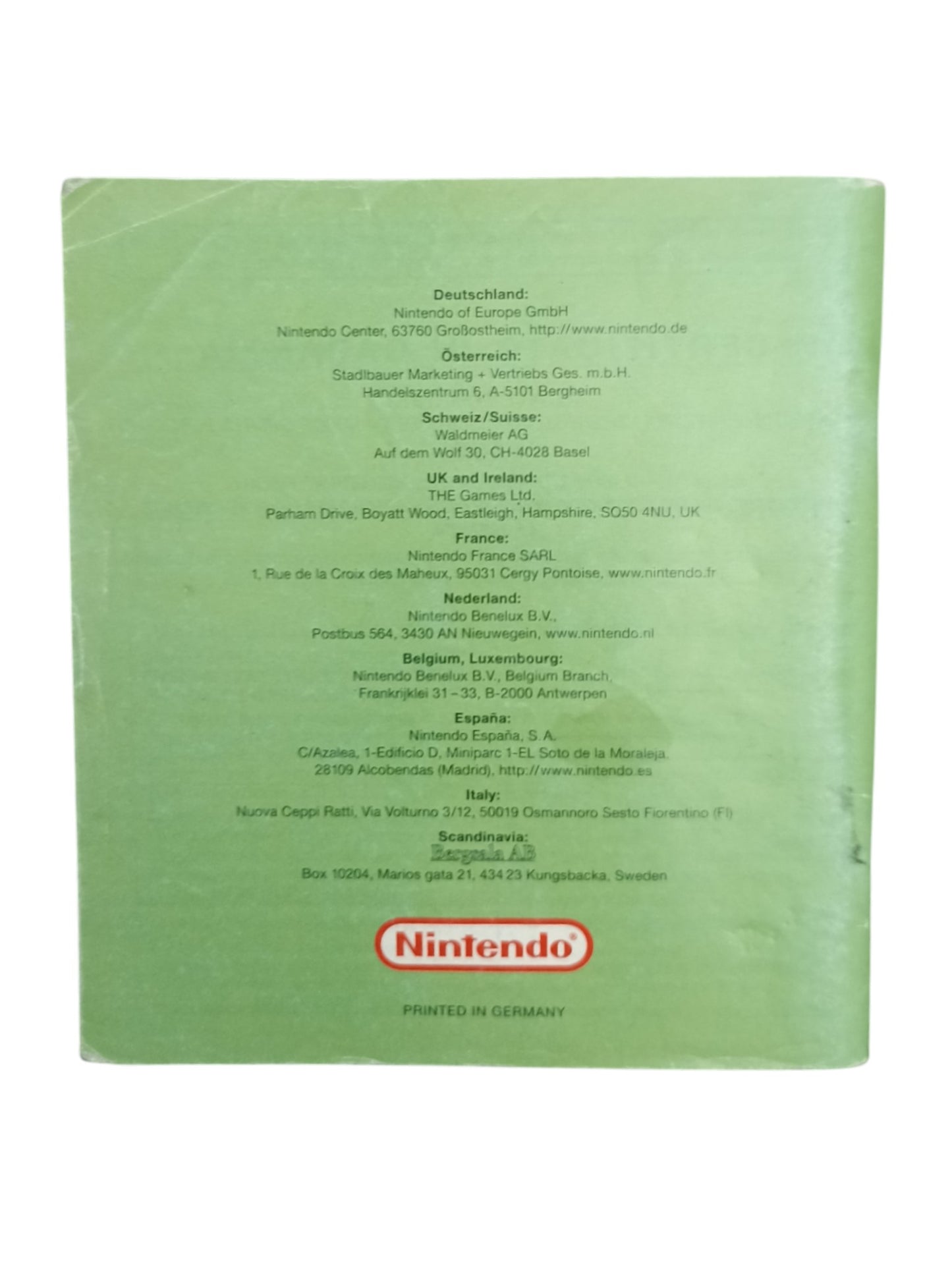 Notice seule Mario Tennis Game Boy Color (GBC)