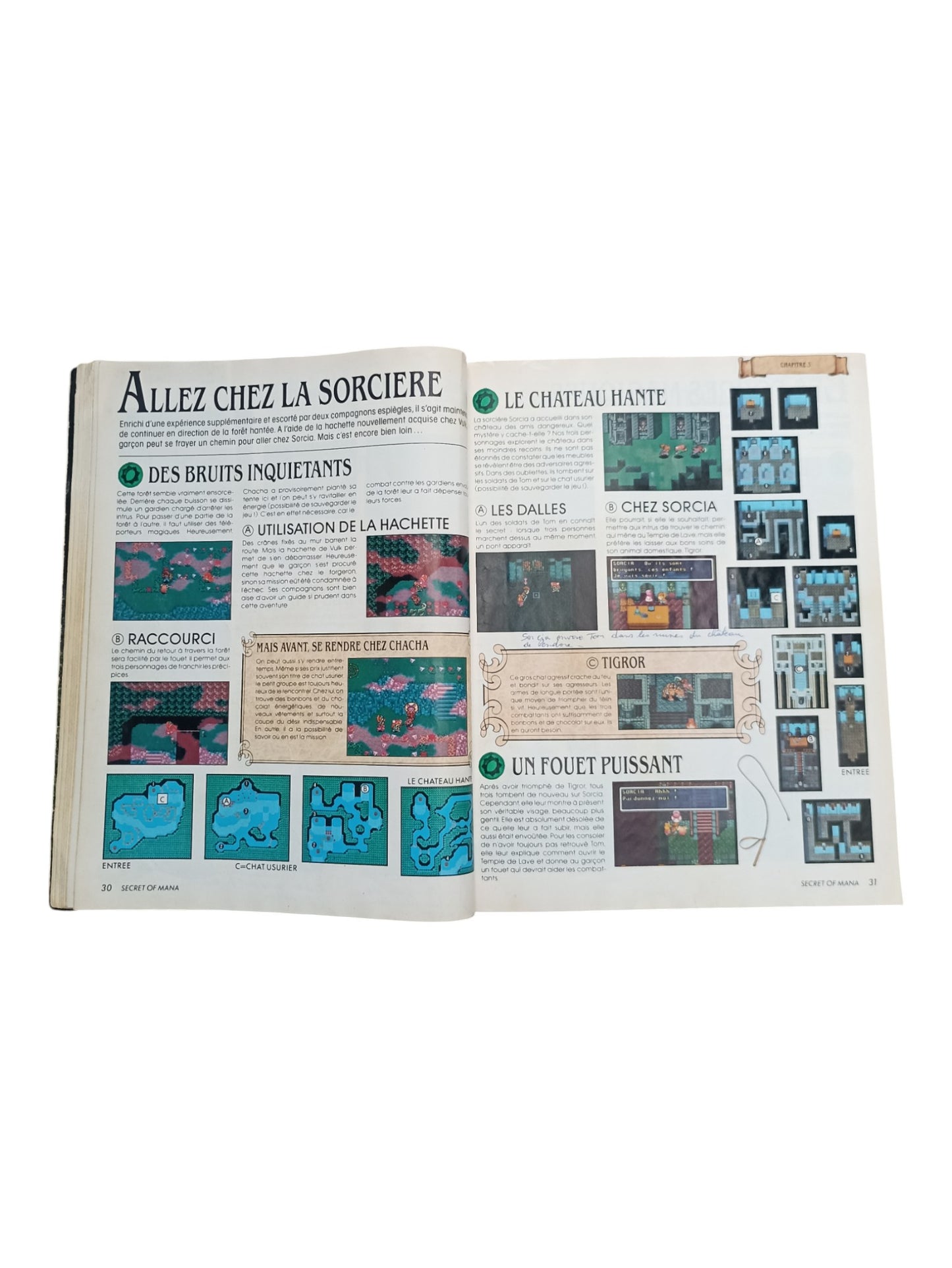 Le Guide Officiel Nintendo Secret of Mana Super Nintendo (SNES)