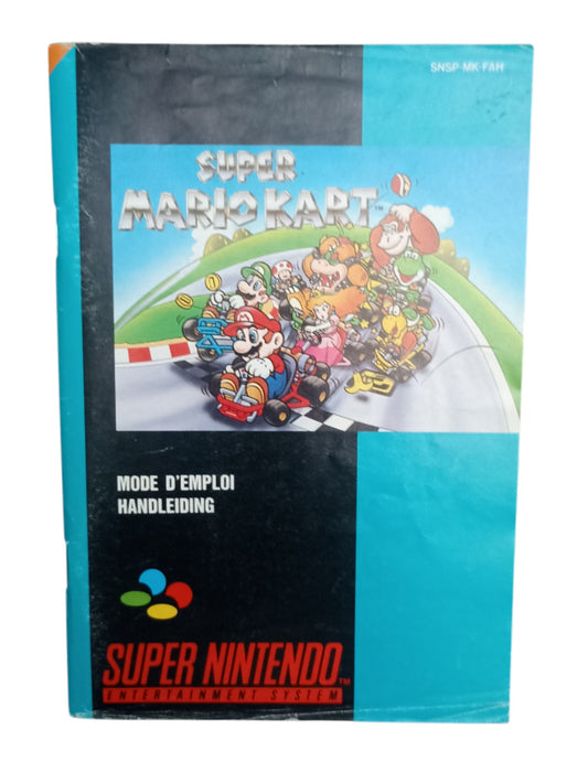 Notice Super Mario Kart Super Nintendo (SNES)