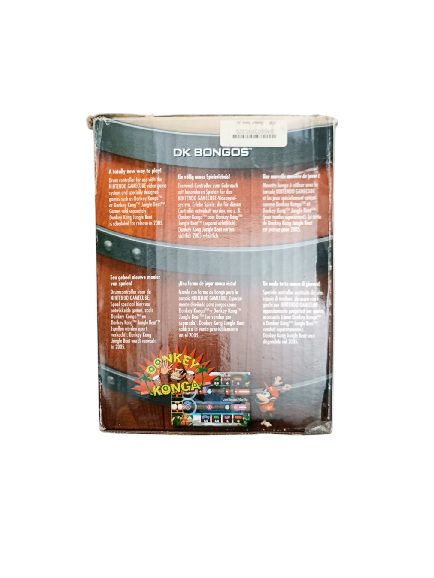 DK Bongos – Accessoire officiel Nintendo GameCube (Complet, sans cale)