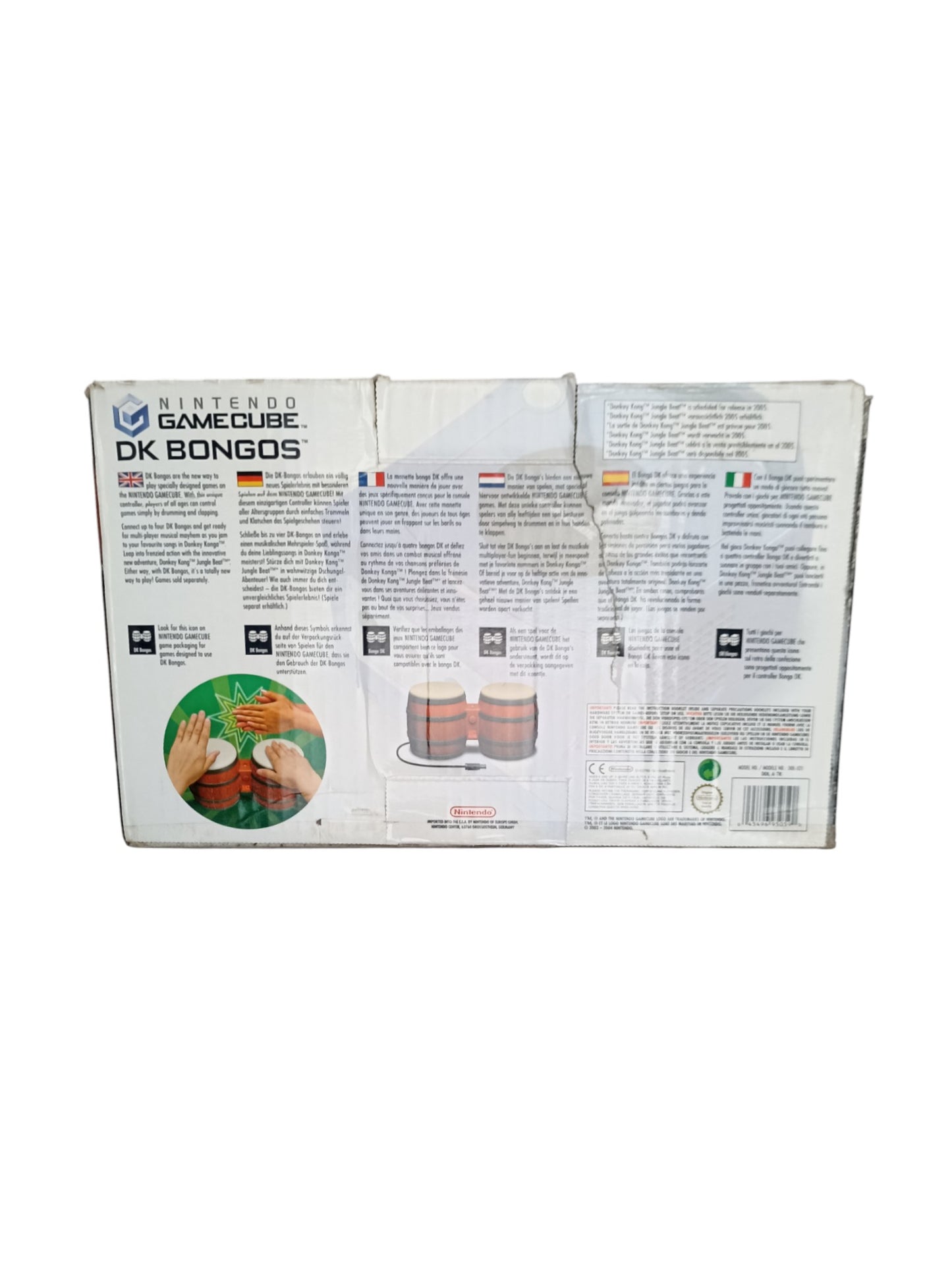 DK Bongos – Accessoire officiel Nintendo GameCube (Complet, sans cale)
