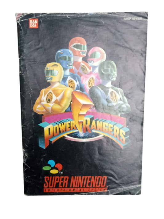 Notice seule Power Ranger Super Nintendo (SNES)