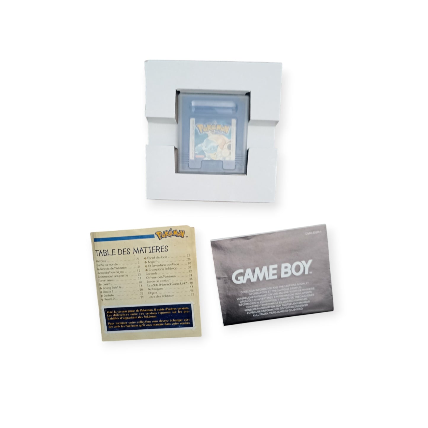 Pokémon Bleu Game Boy (GB) en boîte