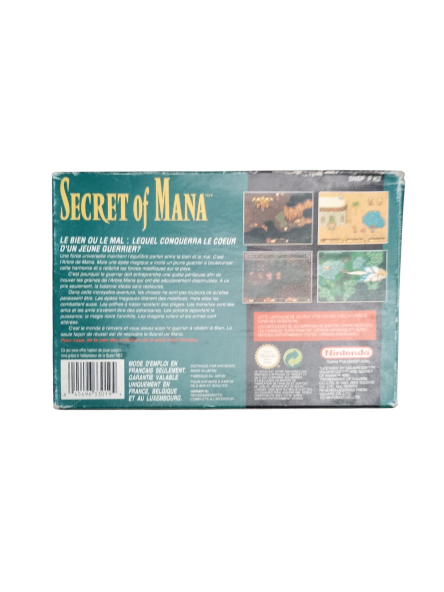 Secret Of Mana Super Nintendo (SNES) FRA