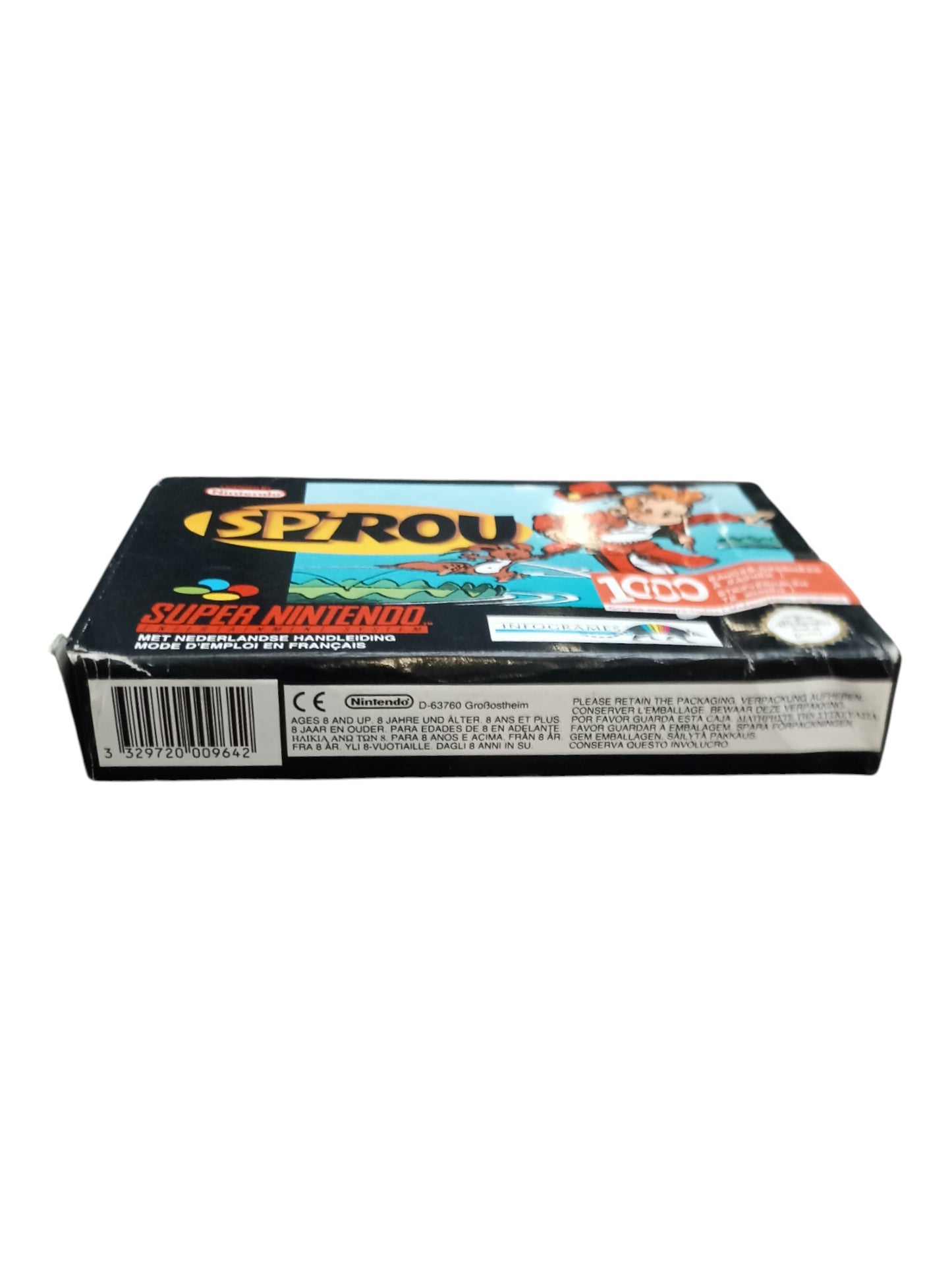 Spirou sur Super Nintendo (SNES) Complet FRA