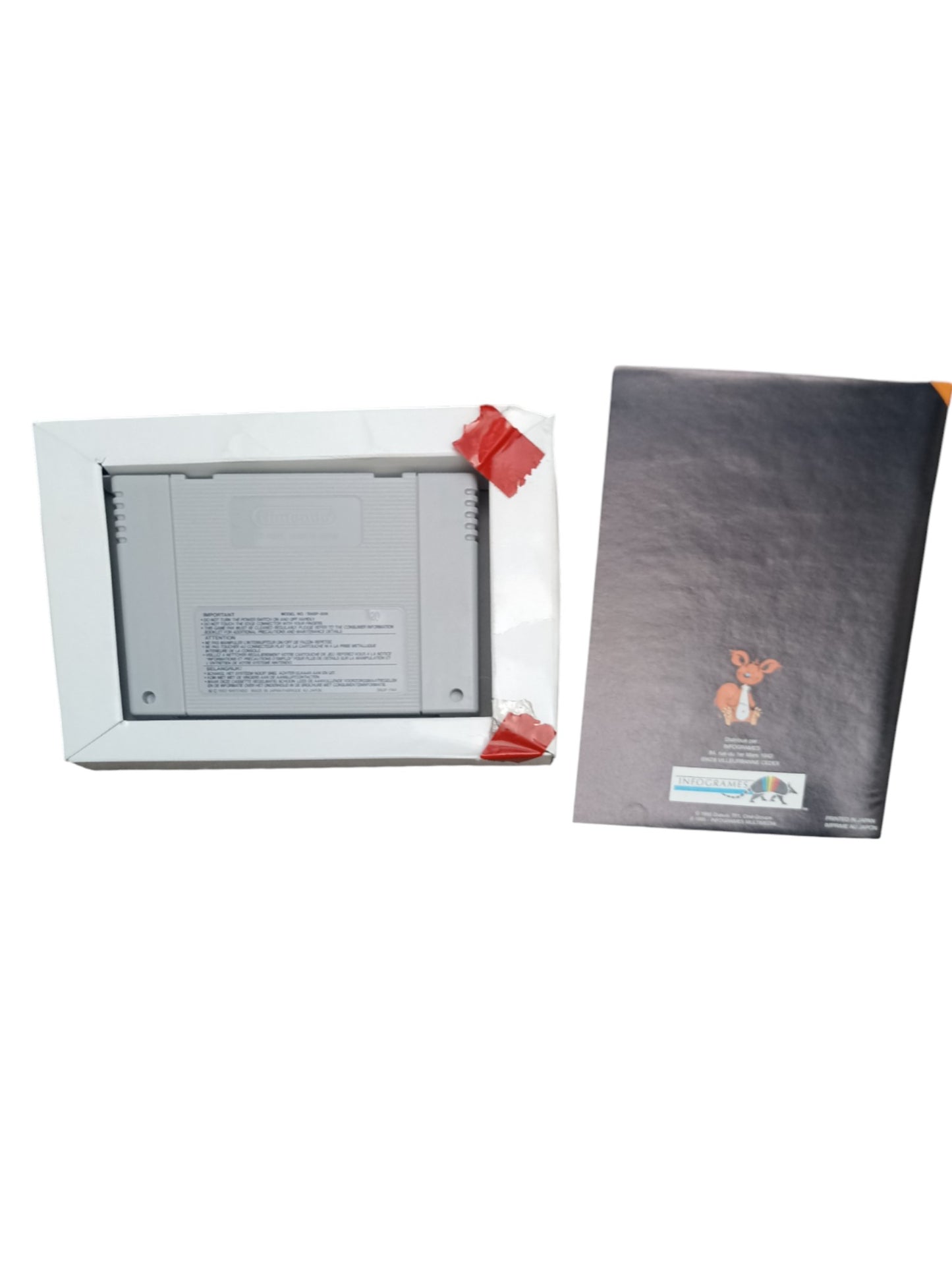 Spirou sur Super Nintendo (SNES) Complet FRA