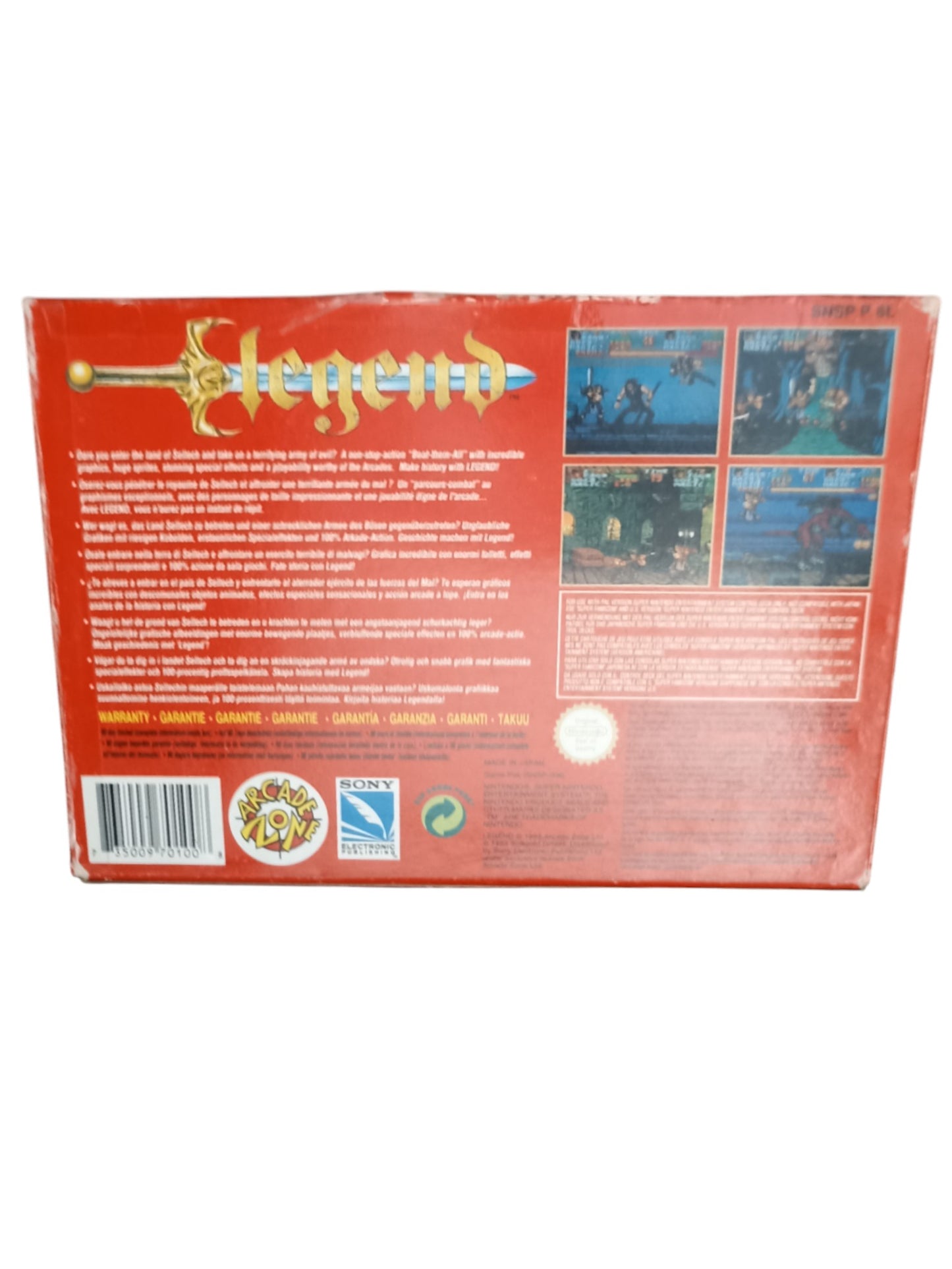 Legend Super Nintendo (SNES) FRA Complet