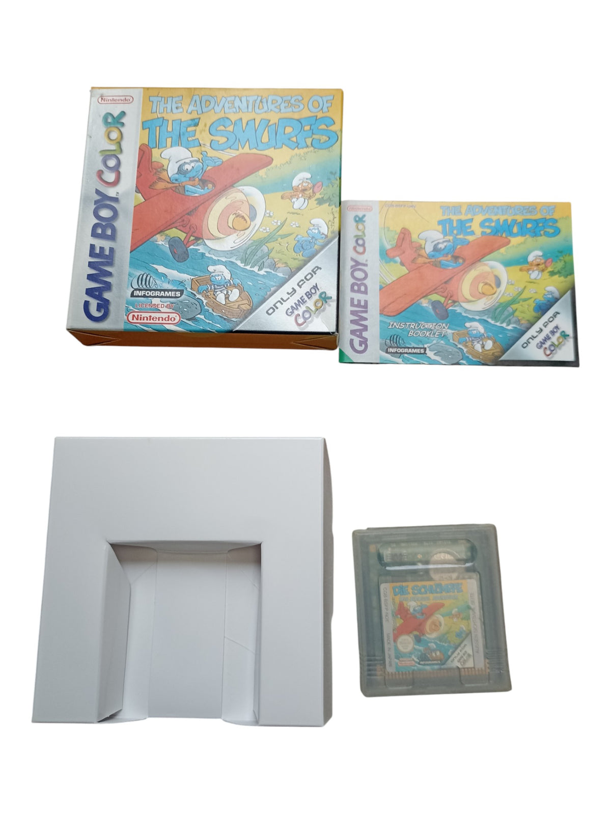 Schtroumpfs Mission Nintendo Game Boy Color (GBC) Version EUR-UKV