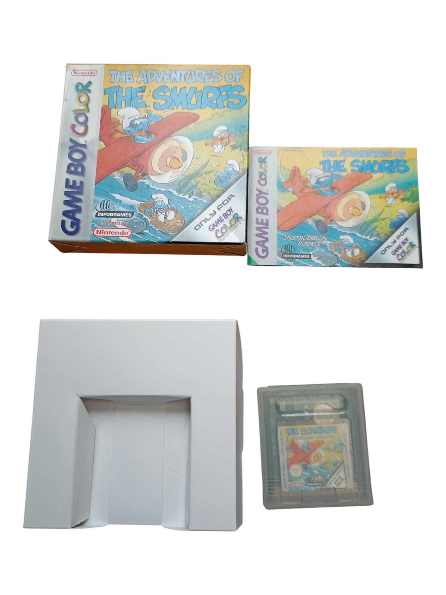 The Smurfs' Mission Nintendo Game Boy Color (GBC) Version EUR-UKV