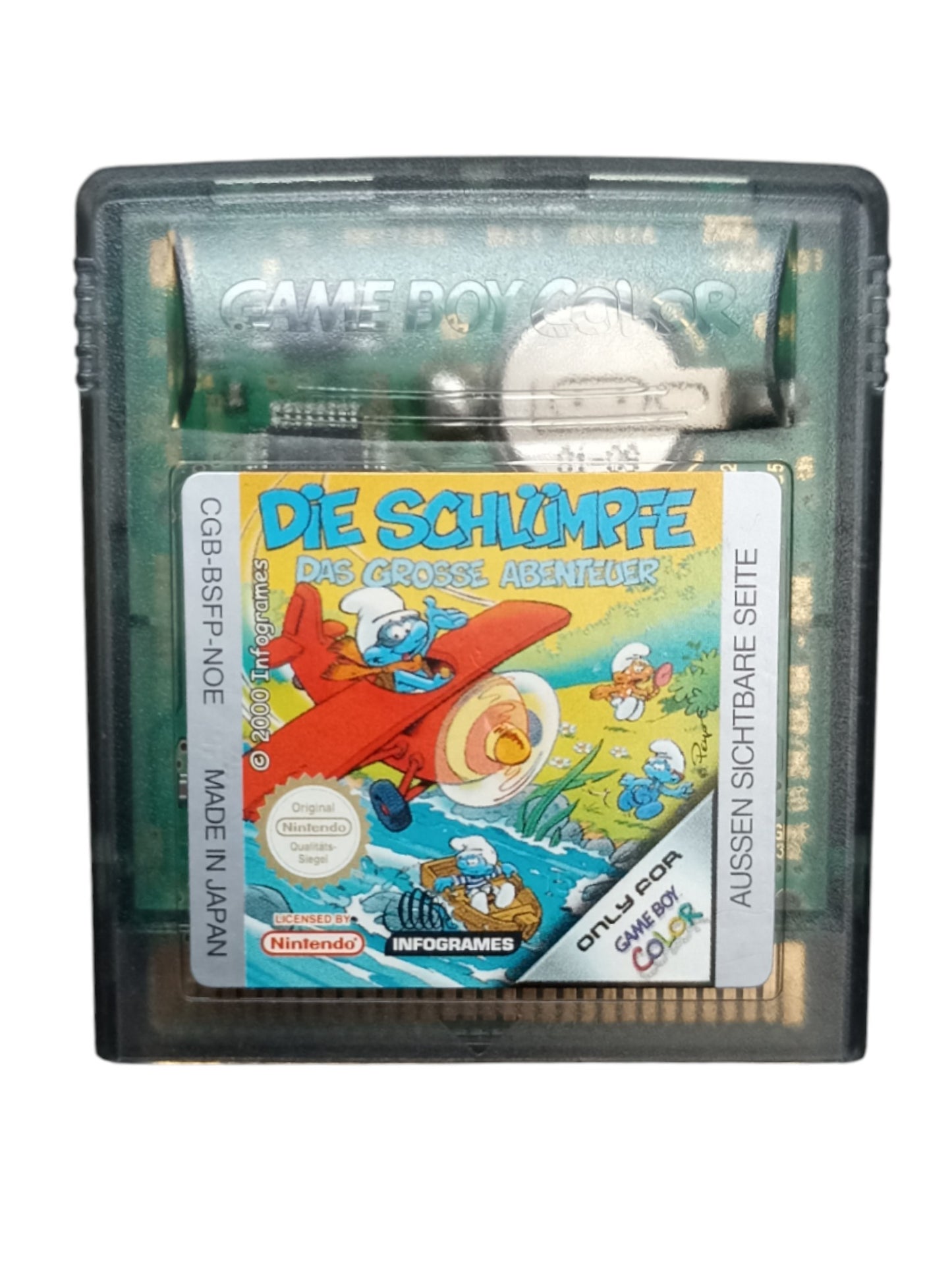 The Smurfs' Mission Nintendo Game Boy Color (GBC) Version EUR-UKV