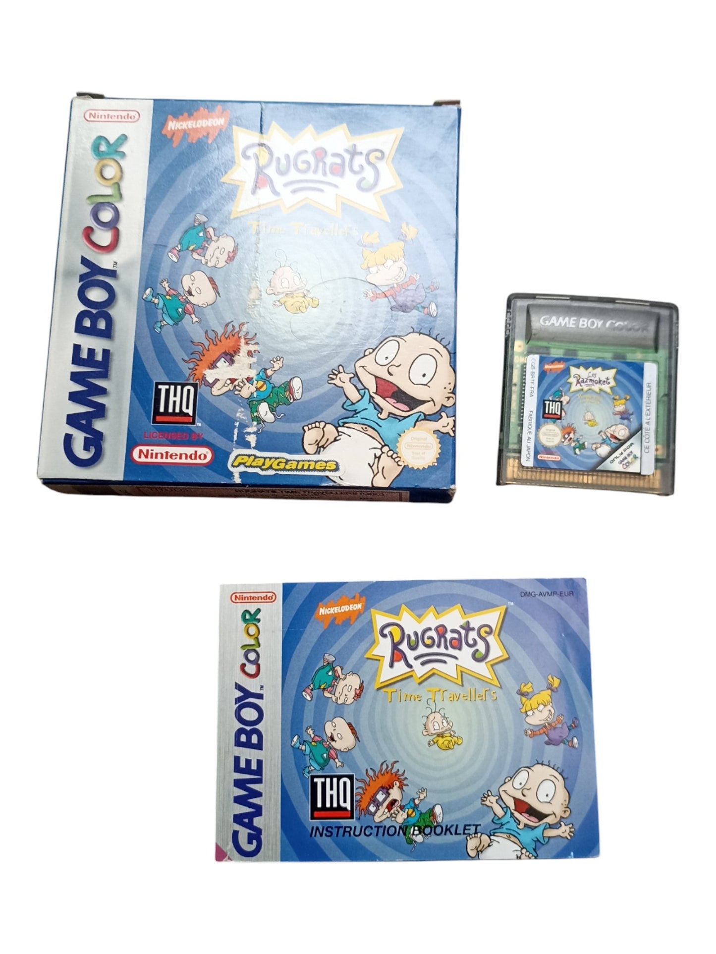 Les Razmoket : Voyage dans le Temps sur Game Boy Color (GBC) Version EUR-UKV