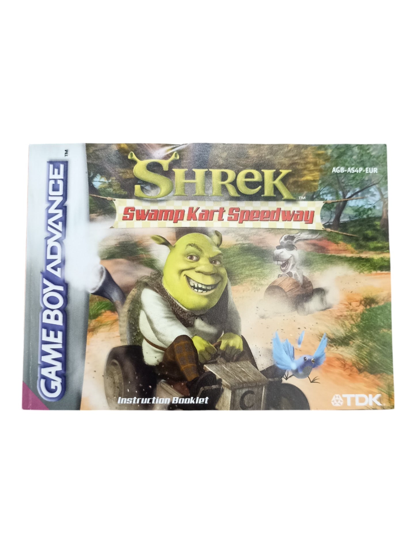 Shrek Swamp Kart Speedway Game Boy Advance (GBA) UKV
