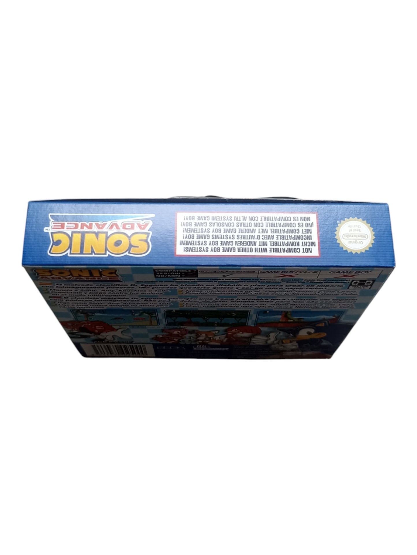 Sonic Advance Game Boy Advance (GBA) Version EUR-ESP