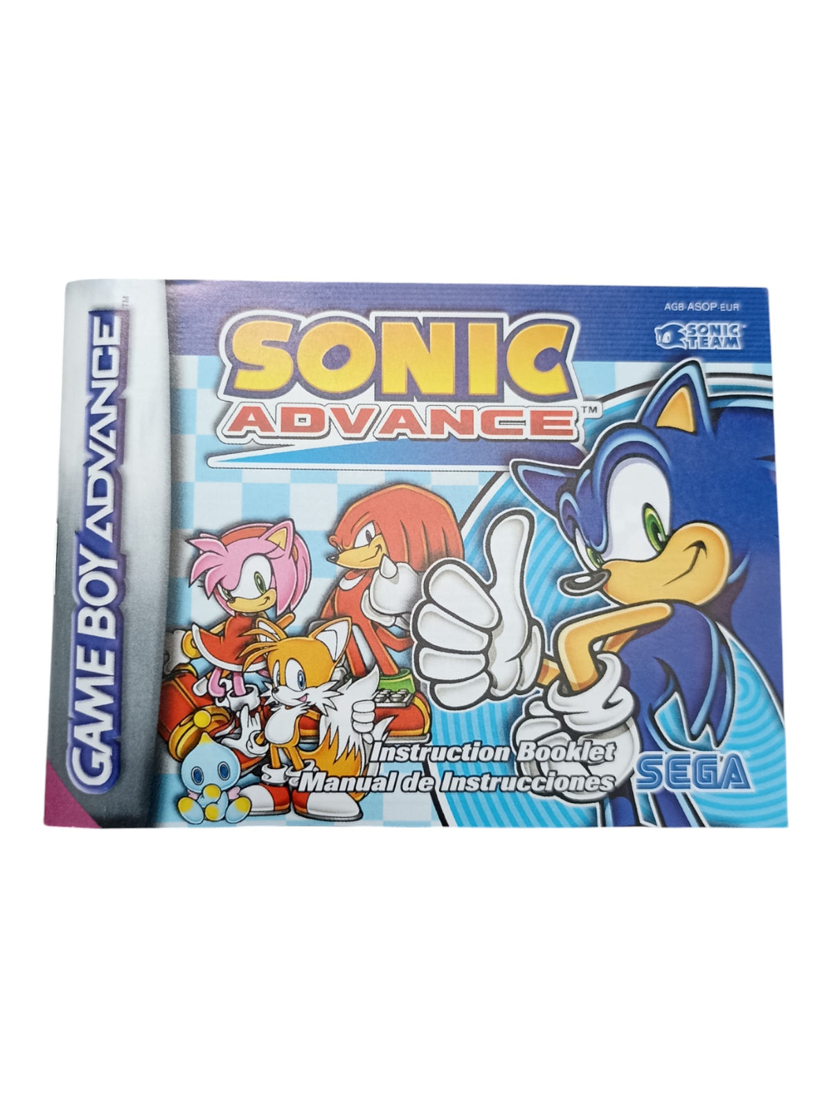 Sonic Advance Game Boy Advance (GBA) Version EUR-ESP