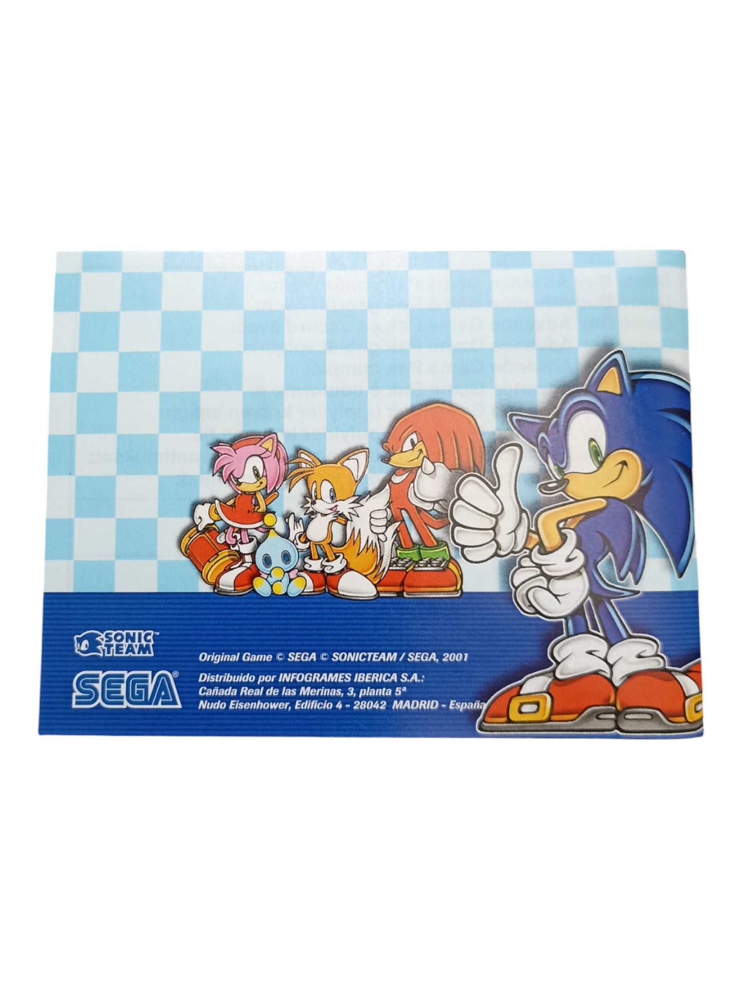 Sonic Advance Game Boy Advance (GBA) Version EUR-ESP