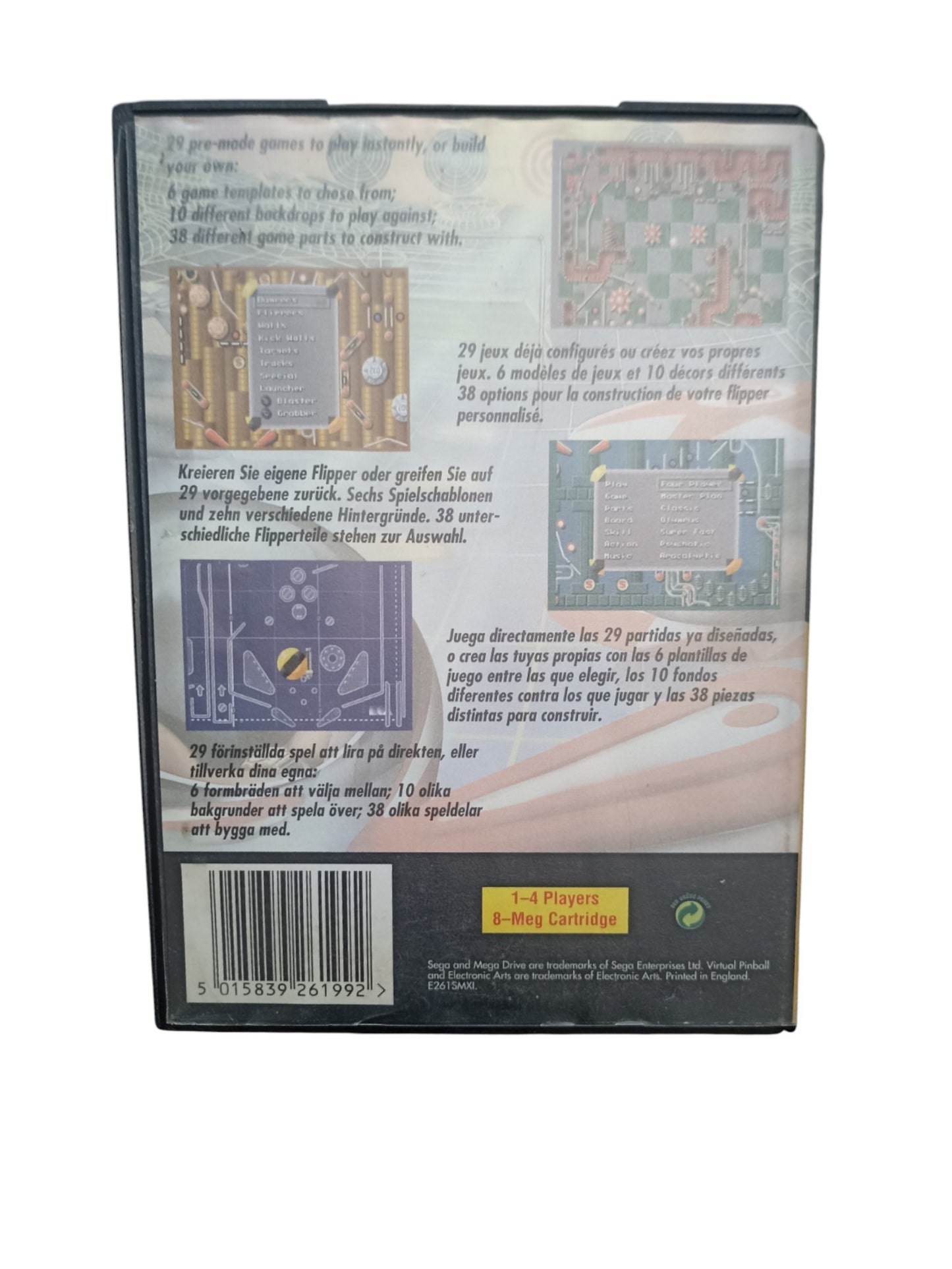 Virtual Pinball Megadrive