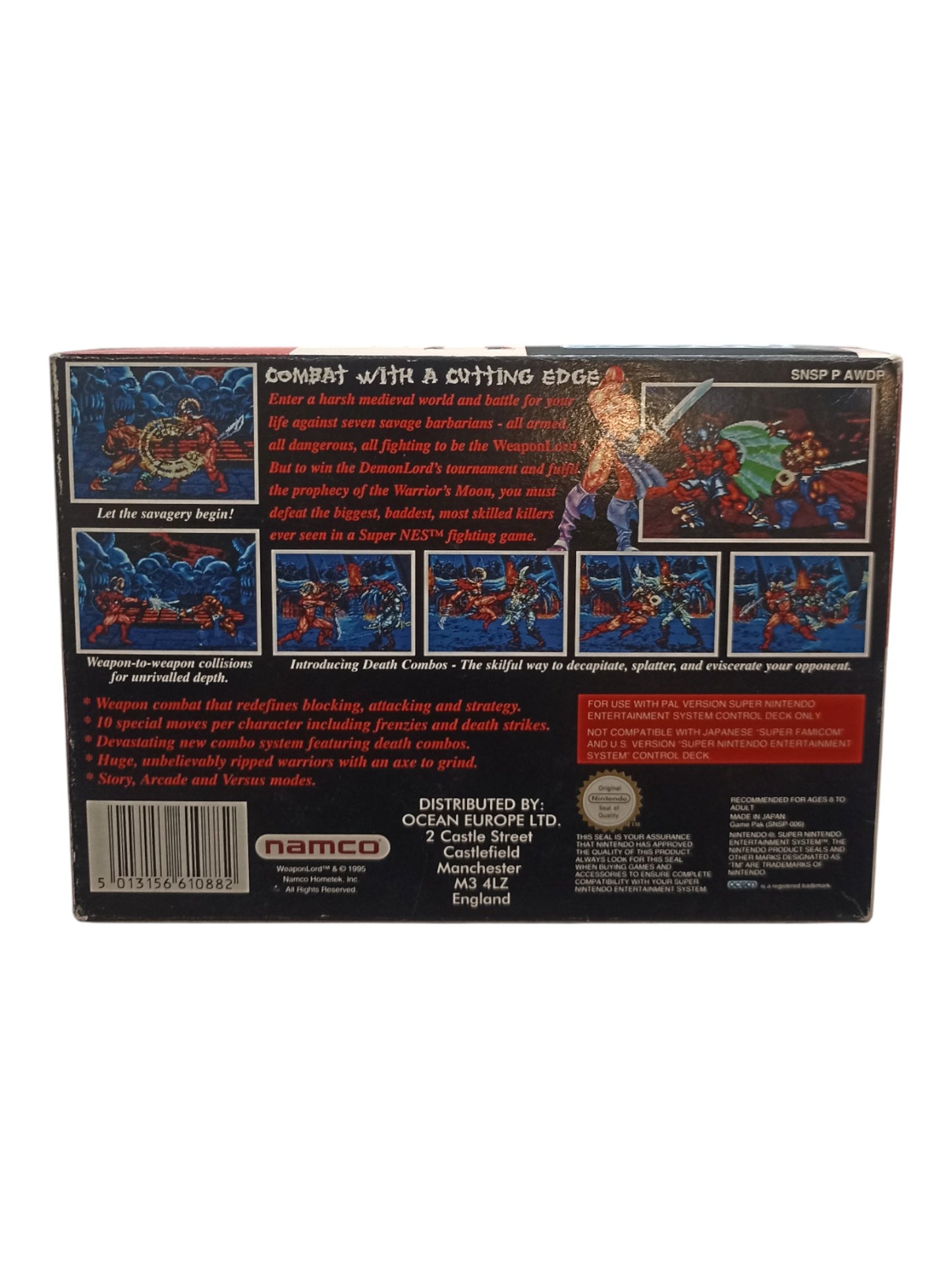 Weapond Lords Super Nintendo (SNES) EUR-UKV