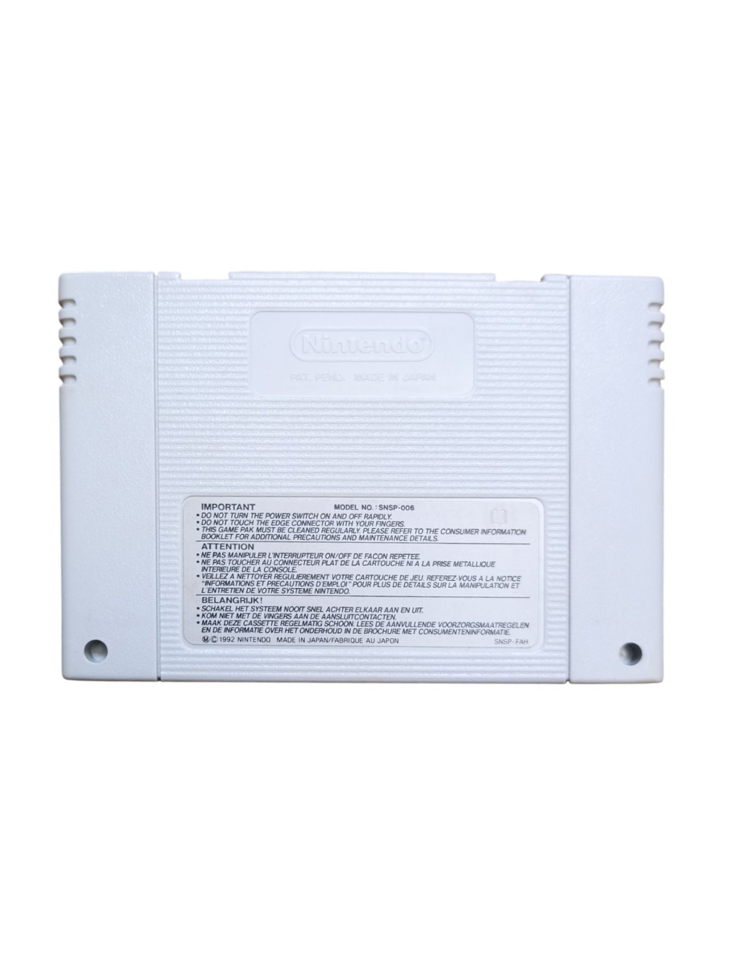 Illusion Of Time Super Nintendo (SNES) FRA