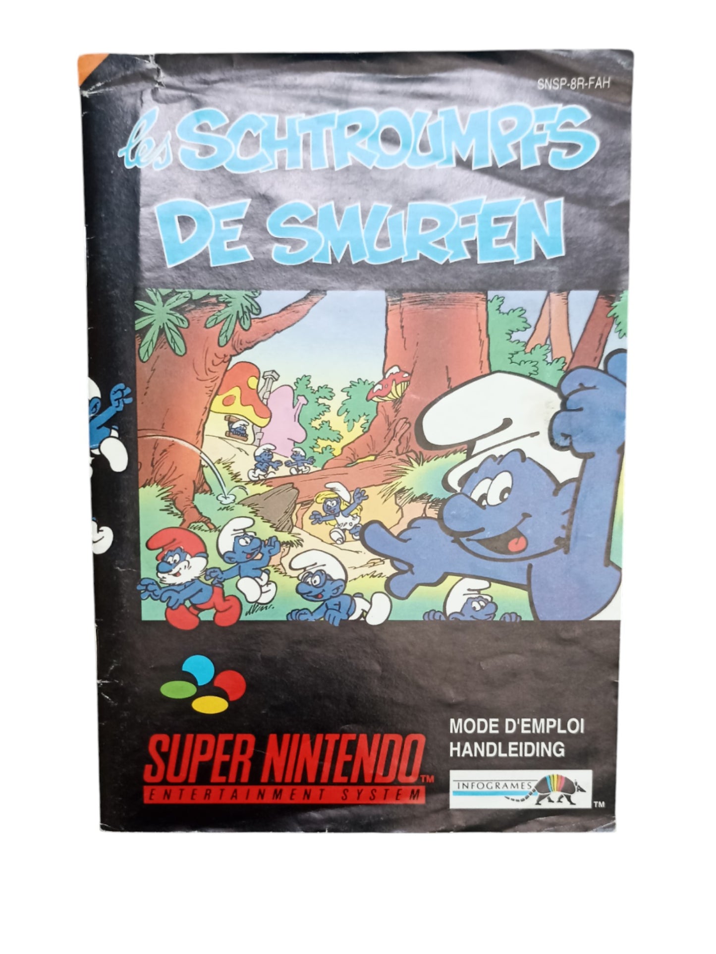Les Schtroumpfs Super Nintendo (SNES) Complet FRA